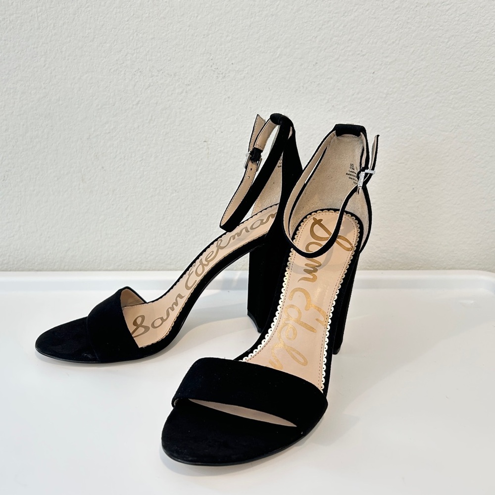 Sam Edelman Yaro Block Heel Sandal in Black, Size 11, New in Box